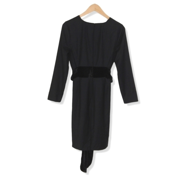 J. Crew Black Waist Tie Dress - Picture 4 of 6